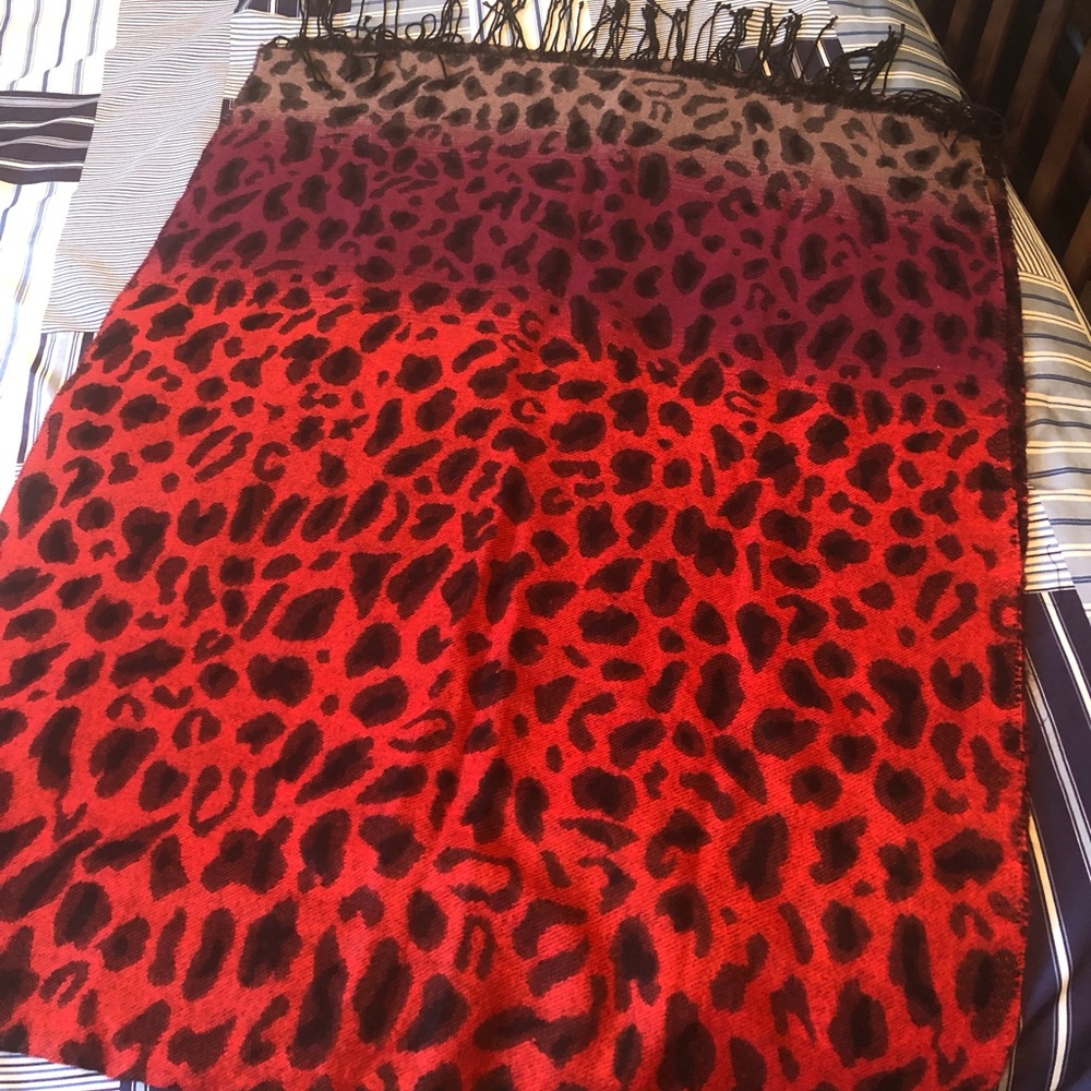 leopard print cozy warm scarf
